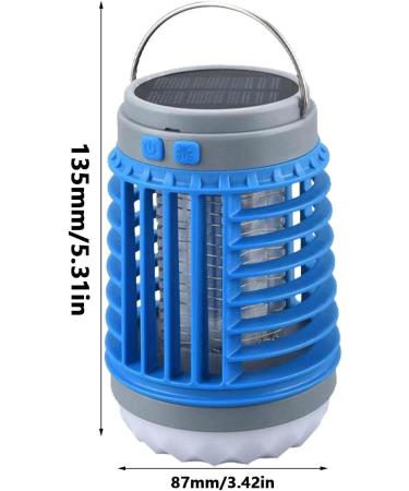 Buzzbug Mosquitoes Killers - BugZapper Outdoor - Mosquitoes Zapper - Waterproof Solar Powered Buggs Zapper - LED UV Light Indoor Mosquitoes Killers Electric Fly Zapper Lamp for Patio Backyard Purple - Buy Online on SooperMarket.com
