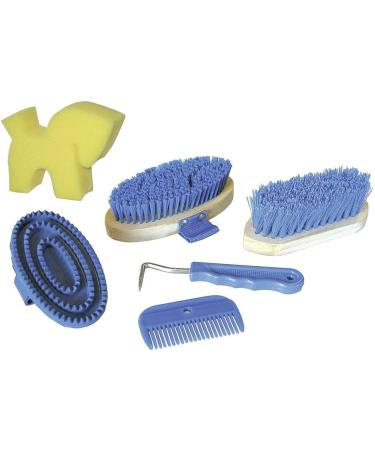 Kerbl Grooming Backpack - Blue Transparent Horse Care Set with Grooming Tools | International Shipping Available - Buy Online on SooperMarket.com