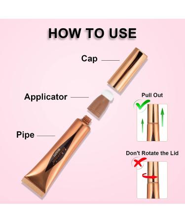 Lisara Highlighter Beauty Wand - Creamy White Liquid Highlighter Stick with Cushion Applicator for Face & Body - Lightweight & Blendable Silky Smooth Formula - Buy Online on SooperMarket.com