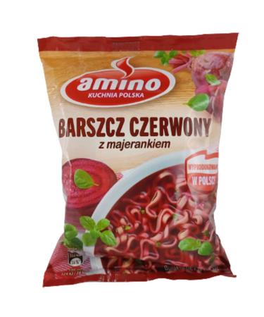 rumarkt Amino Barszcz Polish Instant Soup Borsch 22 Pack (22 x 66g)