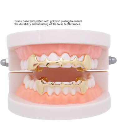 Hip Hop Brace Party Teeth Brace Compatible for Halloween for Party for Music Concerts(Gold) - Buy Online on SooperMarket.com