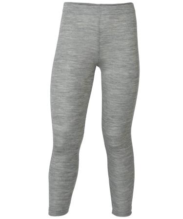 Engel baby/child leggings pure organic wool/silk light grey melange 104