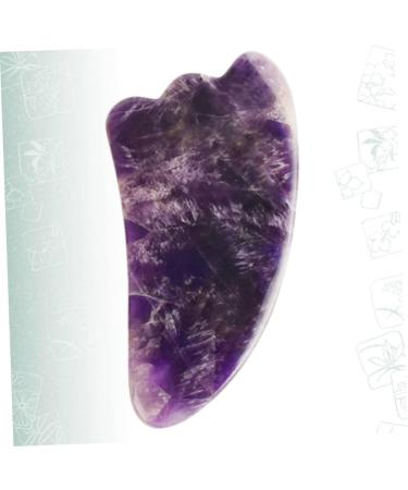 WOONEKY 1pc Eye Beauty Roller Face Neck Massager Jade Facial Massager Scrapping Plate for Spa Face Massage Roller for Women Jade Scraping Plate Trigger Point Board Eyes Purple 8.00X5.00X1.50CM Purple - Buy Online on SooperMarket.com