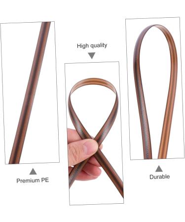 Yardenfun Pe Flat Rattan Plastic Baskets Rattan Furniture Repair Material Rattan Furniture Weaving Material or Brown 1X6000CM - Buy Online on SooperMarket.com