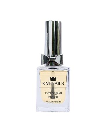KM-Nails nail oil with peach scent 15ml paraffin free