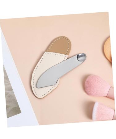 BELLIFFY Makeup Spatula Korean Cosmetics Makeup Mixer Makeup Plate Mixer Scraper Palette Stainless Steel - Buy Online on SooperMarket.com