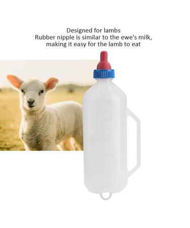 Lamb Goat Calf Milk Feeder Bottle with Detachable Nipple 1L - Buy Online on SooperMarket.com