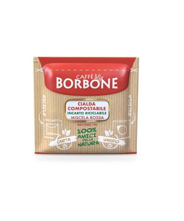 Caff Borbone Coffee Compostable Pods - 150 Eco-Friendly Red Mix ESE System Compatible - Recyclable Packaging - Buy Online on SooperMarket.com