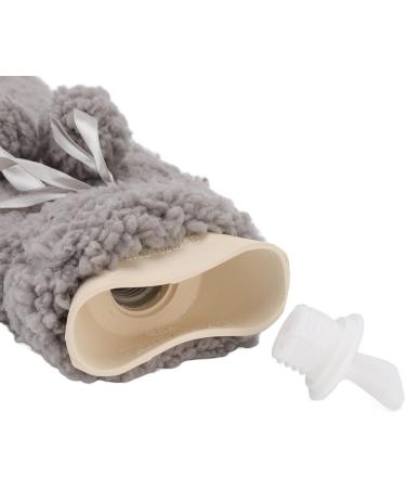 LBEC Rubber Hot Water Bottle - Safe Durable Multifunctional Heater | Dark Gray | International Shipping - Buy Online on SooperMarket.com