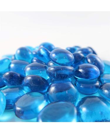 Chessex Glass Gaming Stones: Azure Blue (20)