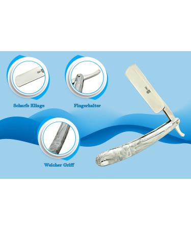 Buy SMI Razor for Men - Fixed Blade Barber Knife with Case (1404) | International Shipping - Buy Online on SooperMarket.com