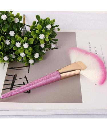 Makeup Brush Pro 1 Pcs Large Fan Shape Makeup Brush Blush Powder Foundation Cosmetic Tool - Buy Online on SooperMarket.com