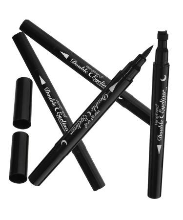Mikinona 4pcs Smudge-proof Eye Definer Abs Waterproof Eyeliner Pencil Waterproof Eye Liner