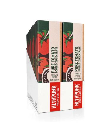 HLTHPUNK Organic Tomato Paste Tube | Double Concentrated | Premium Italian | USDA Certified | Vegan GMO-Free Soy-Free | Salt-Free Sugar-Free | 150g (1 Pack) - Buy Online on SooperMarket.com