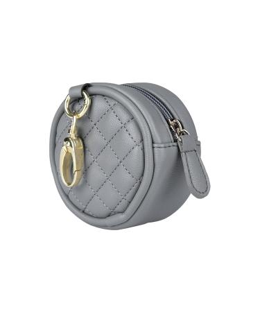 Harayaa Pacifier Holder with Clip & Bag | Gray Pacifier Pendant for Strollers & Diaper Bags | Store 2 Pacifiers - Buy Online on SooperMarket.com