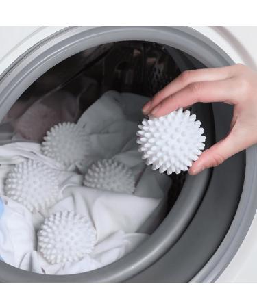 Worparsen Laundry Ball for Accelerated Cleaning Anti-Winding Balls Prevent Tangled Clothes Eco-Friendly PVC Soft Texture 1/2/4pcs Durable White 1pc 1pc White - Buy Online on SooperMarket.com