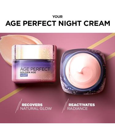 L'Oreal Paris Age Perfect Golden Age Cooling Night Cream 50ml - For Mature Skin - Buy Online on SooperMarket.com