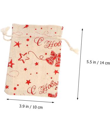 BCOATH 24pcs Countdown Candy Bag Advent Calendar Pouches Drawstring Bag Bags Tag Wood - Buy Online on SooperMarket.com