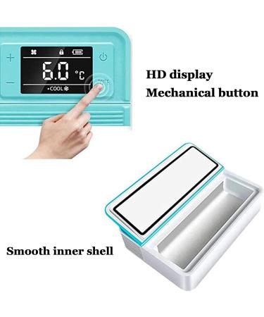 Insulin Cooler Refrigerated Box Portable Insulin Constant Temperature Refrigerato with LCD Display Suitable for Insulin Interferon Eye Drops Storage 220V - Buy Online on SooperMarket.com