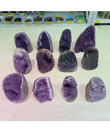 Pakmez Wholesale Natural Stones Quartz Crystal Clusters Amethyst geode for feng Shui 1pc (Color : 1300g-1500g) - Buy Online on SooperMarket.com