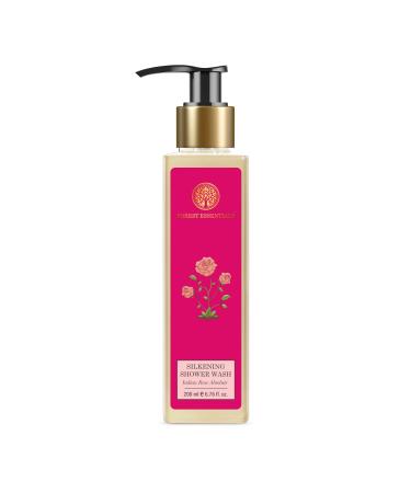 Forest Essentials Silkening Shower Wash - Indian Rose Absolute - 200ml