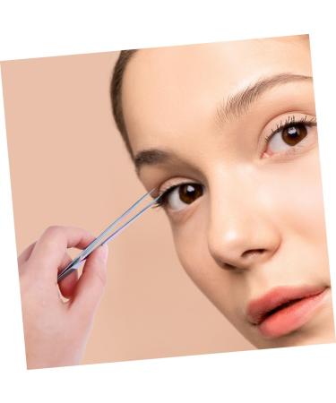 Buy 2 Sets of Colorful Stainless Steel Eyelash Tweezers - 13x1cm Perfect for Lengthening - International Shipping Available - Buy Online on SooperMarket.com