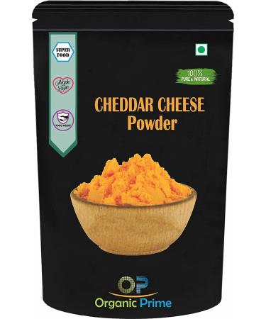 QRA Organic Prime Cheddar Cheese Powder | Cheese Powder for Popcorn - 100 GM by Organic Prime