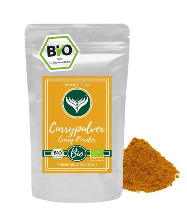 Azafran ORGANIC Curry - Indian curry powder (mild) Madras style 500g 500 g (1 pack)