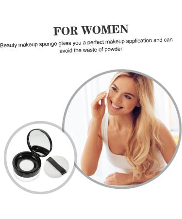 ibasenice 1 Set Loose Powder Box Powder Box Body Powder Case Offic Lotion Travel Plastic Nail Stickers Make up - Buy Online on SooperMarket.com