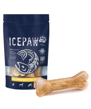 ICEPAW activity bone I extra long nibbling fun I with Kamala tree I worm protection I dental care