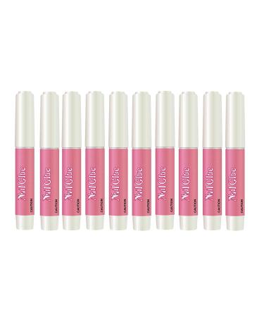 10pcs Nail Glue for Acrylic Nails  Nail Tip Glue Professional Nail Glue False Nail Tips Glue for Fake Nails Broken Nails Adhesive Repair 0.07oz