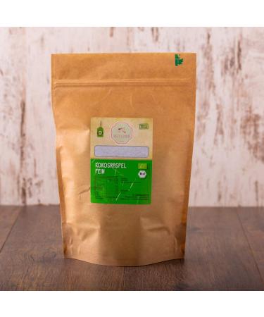s ssundclever.de Bio coconut flashing |750g |Raw food quality |Unsecorn and 100% natural |Plastic-free and ecological-sustainable packed |grated coconuts