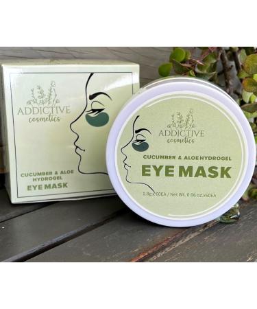 Organic Aloe & Cucumber Eye Gel Masks - De-Puff & Soothe Tired Eyes Hydrate Dark Circles Anti-Aging All Natural 30 Pairs - Buy Online on SooperMarket.com
