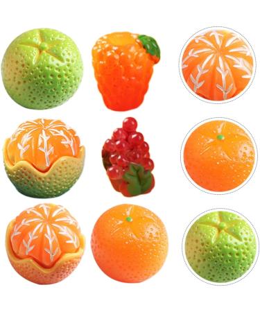 CORHAD 24pcs Artificial Fruit Doll Fruits Lemon Slice Model Fruits Cake Topper Realistic Grape Props Lifelike Grape Props Hairclips Photo Frames Ornaments Material Phone Case Resin Child - Buy Online on SooperMarket.com