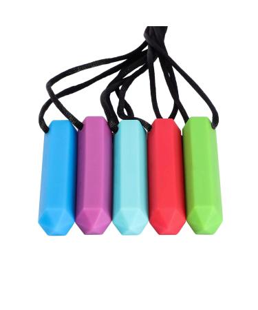 IQYU Kau-Edelstein Silicone Tooth Trailer Necklace for Kids - Sensory Molar Novelty - Multicolor One Size - Buy Online on SooperMarket.com