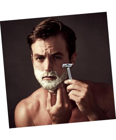 Angoily Manual Safety Razor for Men - Rustproof Double-Edged Single Blade Shaving Razor - Zinc Alloy 10.3x4cm - Eco-Friendly & Durable - Buy Online on SooperMarket.com