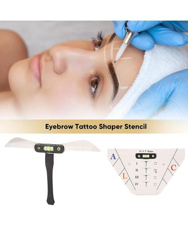 Three-Point Eyebrow Tattoo Stencil Caliper for Perfect Brow Shape - Buy Online on SooperMarket.com