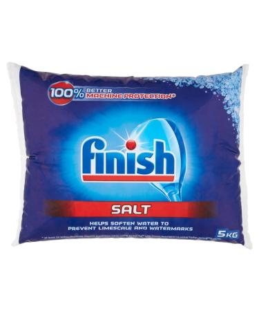 Finish Dishwasher Salt 5 kg Pack of 1 Unscented 5 kg (Pack of 1)