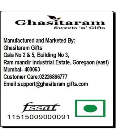 Ghasitaram Gifts Lohri Gifts Assorted dryfruit Chikki Box 800 GMS - Buy Online on SooperMarket.com