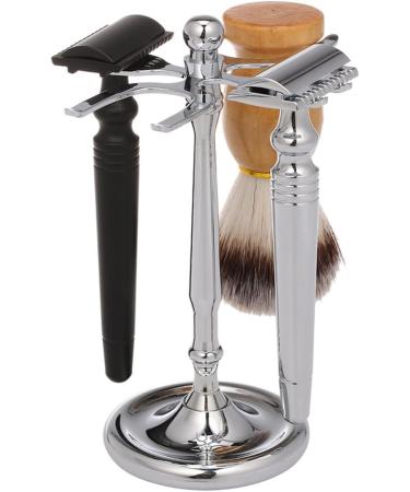 Buy Beavorty 3pcs Stainless Steel Razor Set with No Trace Stand | Premium Quality Razors for Precision Shaving International Shipping Available - Buy Online on SooperMarket.com