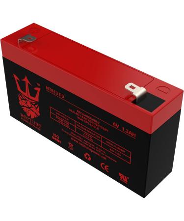 Neptune NT613 6V 1.3Ah Replacement SLA Battery for PE6V1.2F1 - Reliable Emergency Lighting Solution | International Shipping - Buy Online on SooperMarket.com