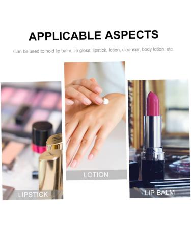 Mikinona 1pc Lipstick Tube Jars Tubes Portable Cosmetic Lip Natural Lip Balm Refillable Lip Balm Tube Container Mini Natural Lip Stain Natural Lip Gloss Refilling Light the Light Plastic - Buy Online on SooperMarket.com