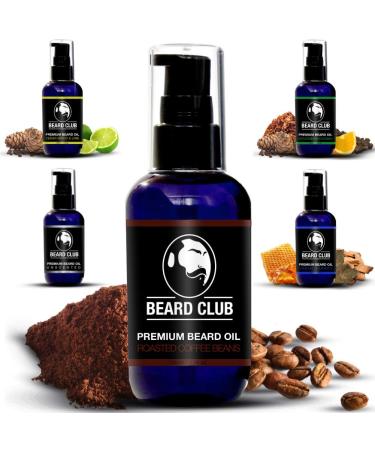 Beard Club - Beard Oil - Roasted Coffee Beans Beard Oil Men - Ideal Beard Care and Beard Oil (Beard Oil) for Men - 100ml