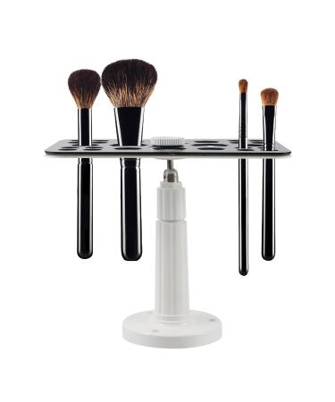 MY MIRONEY Black & White Makeup Brush Drying Rack | 26 Holes Makeup Brush Holder & Dryer Stand - International Shipping Available - Buy Online on SooperMarket.com