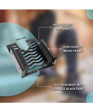 3-in-1 ACL Boot Scraper & Brush - Heavy Duty Shoe Cleaner for Wellingtons | Ideal for Outdoors - Buy Online on SooperMarket.com