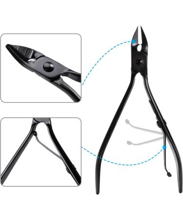 Manicure Set Men 18-Piece Nail Care Set Pedicure Care Set Nail Clippers Set Stainless Steel Nail Set Portable for Travel (Black) - Buy Online on SooperMarket.com