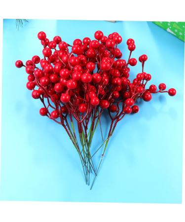 ABOOFAN 48 Pcs Christmas Greenery Garland Christmas Party Favors Artificial Pine Picks Christmas Floral Picks Red Berries Picks Christmas Berry Picks Diy Artificial Pine Tree Branch - Buy Online on SooperMarket.com