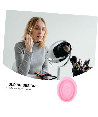 Shop Pink Cleaning Pad - Makeup Brush Cleaner & Rinsing Tool | 14.5x11cm - Perfect for Beauty Routine - Buy Online on SooperMarket.com