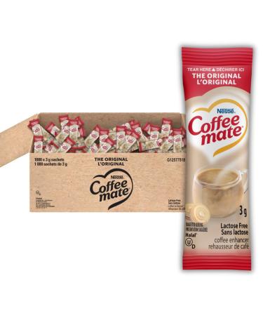COFFEE MATE Original Coffee Creamer Coffee Creamer Powder Pack of 1000 (3g each) 100% Lactose Free Kosher Easy to Store