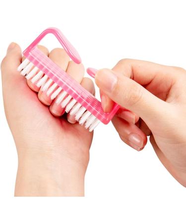 SUNTRADE Men Women Handle Grip Nail Brush Hand Fingernail Nail Brush Scrubbing Kit Pedicure for Toes and Nails Set of 6 - Buy Online on SooperMarket.com